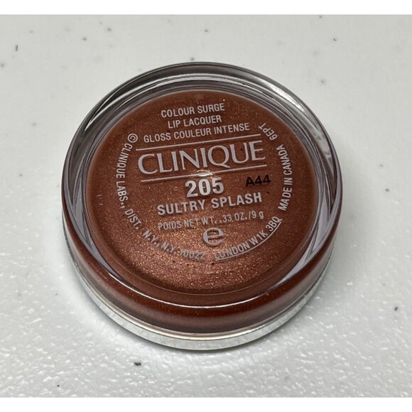 Clinique Colour Surge Lip Lacquer High Shine Sheers 205 Sultry Splash 0.33oz - Picture 1 of 4